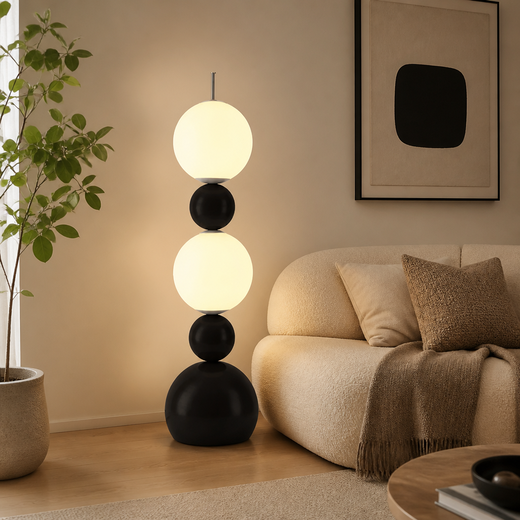 Scandinavian LED Gourd Floor Lamp