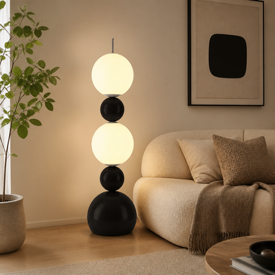 Scandinavian LED Gourd Floor Lamp