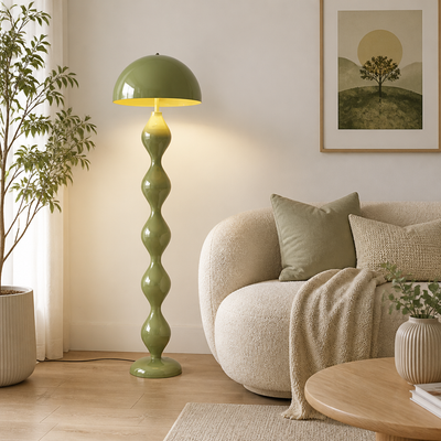 Scandinavian LED Macaron Mushroom Floor Lamp