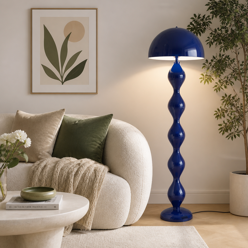 Scandinavian LED Macaron Mushroom Floor Lamp
