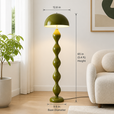 Scandinavian LED Macaron Mushroom Floor Lamp