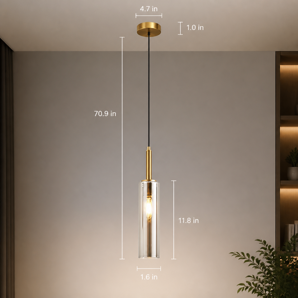 Scandinavian LED Metal Pendant Light
