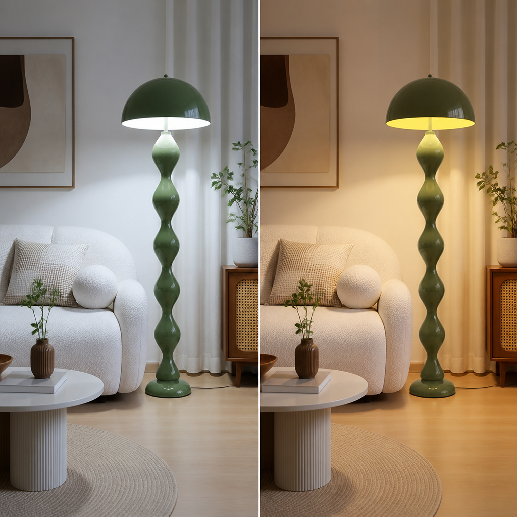 Scandinavian LED Mushroom Floor Lamp