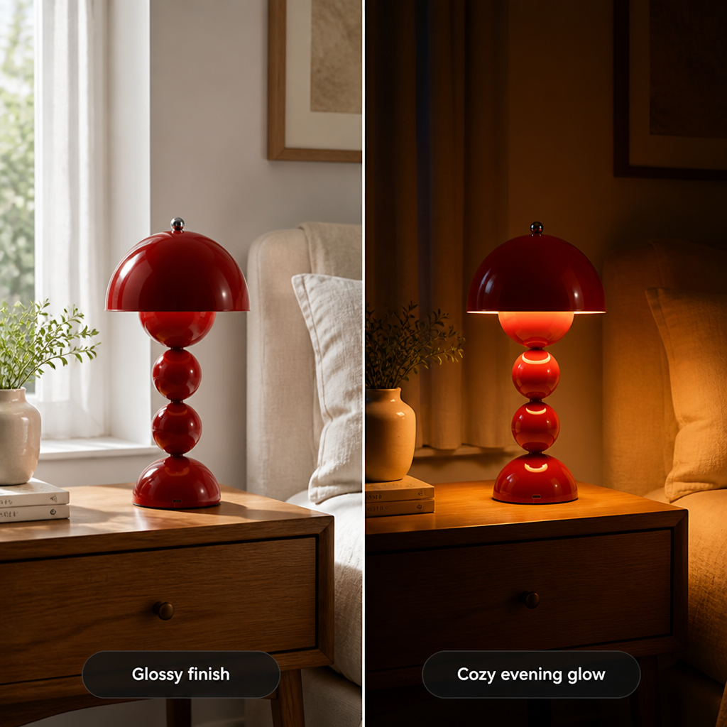 Scandinavian LED Touch Table Lamp