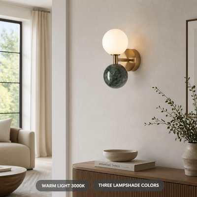 Scandinavian Marble LED Wall Sconce