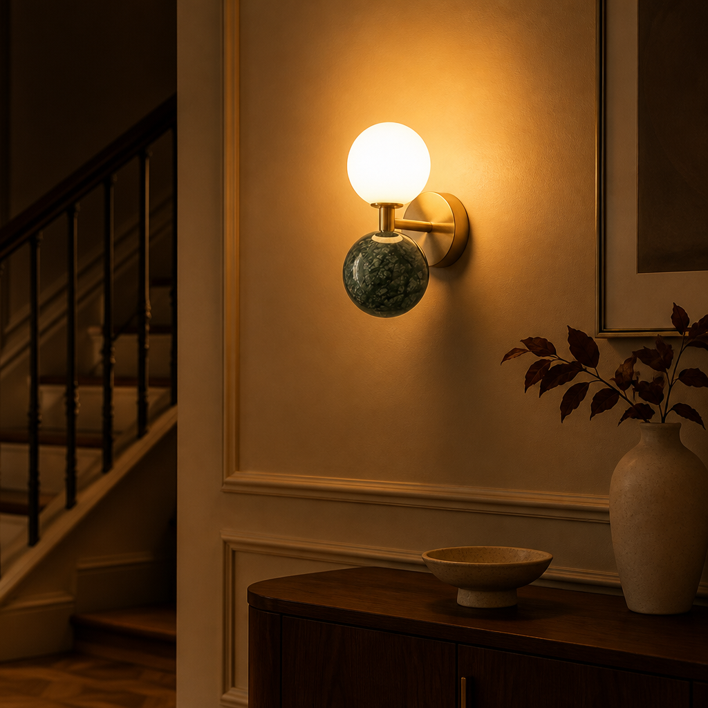 Scandinavian Marble LED Wall Sconce