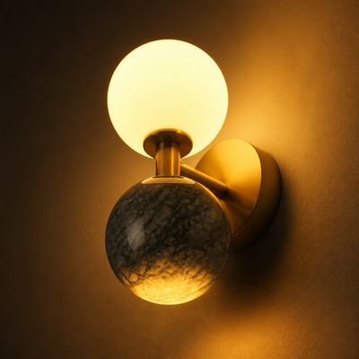 Scandinavian Marble LED Wall Sconce