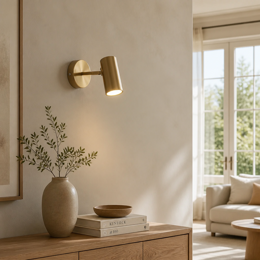 Scandinavian Metal LED Adjustable Angle Wall Sconce