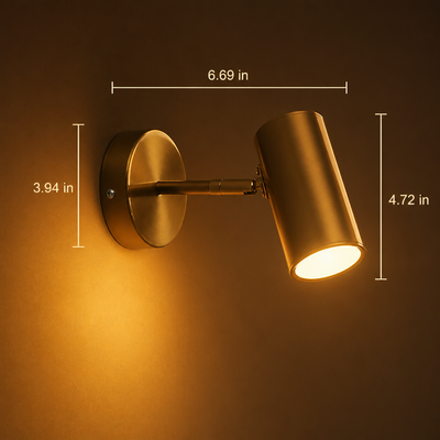 Scandinavian Metal LED Adjustable Angle Wall Sconce