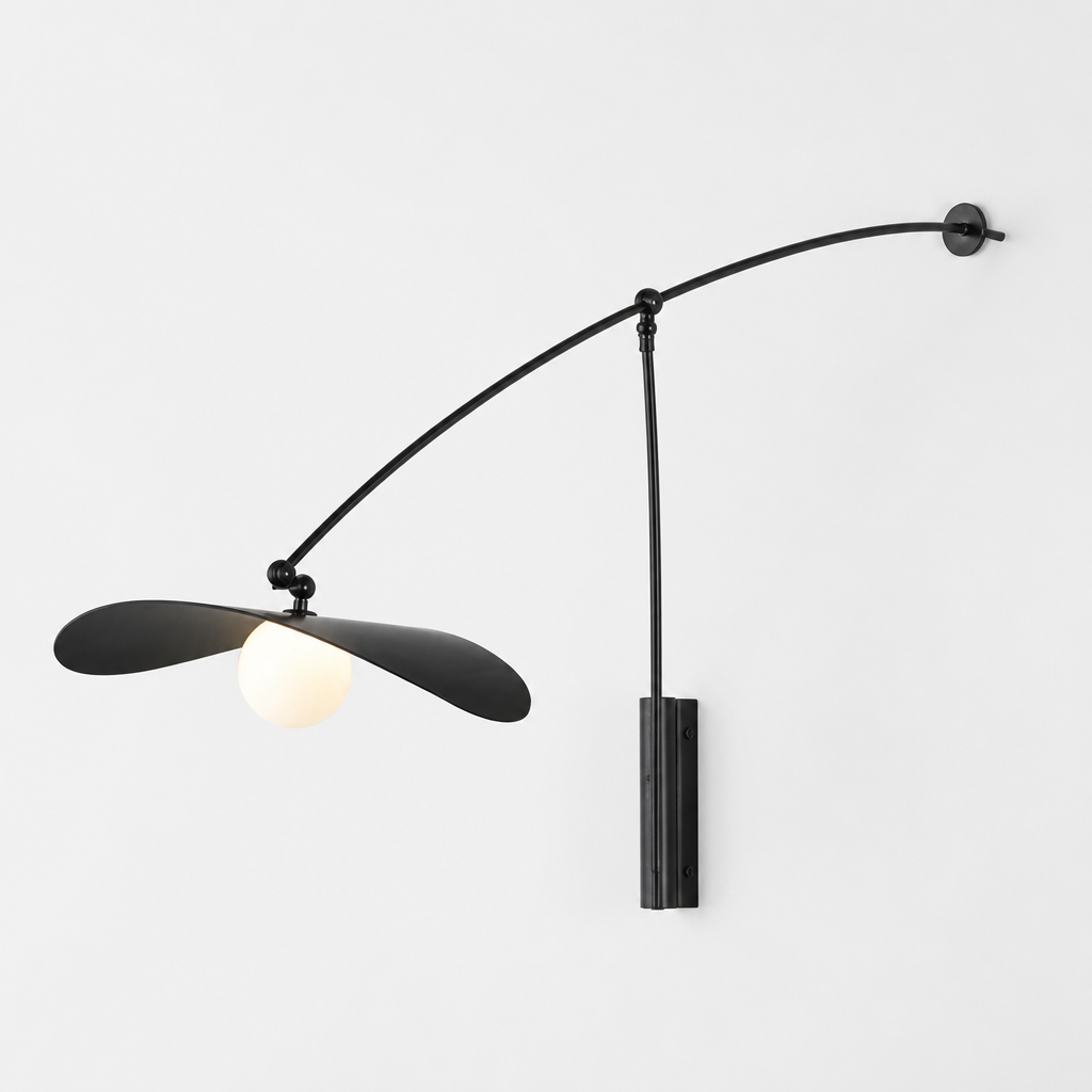 Scandinavian Metal LED Adjustable Arm Wall Sconce