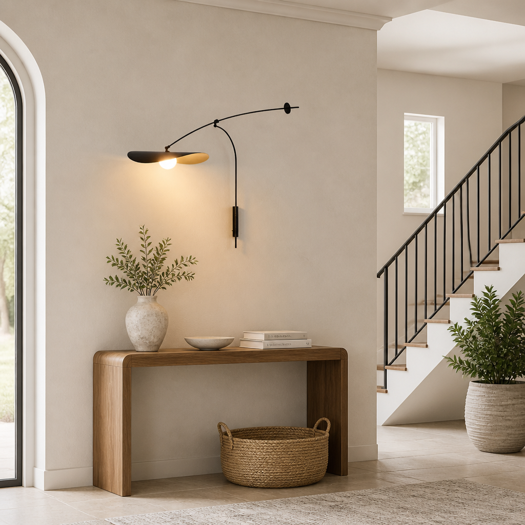 Scandinavian Metal LED Adjustable Arm Wall Sconce