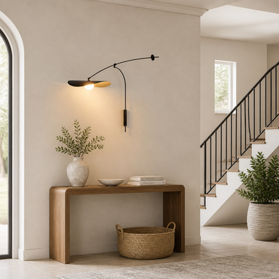 Scandinavian Metal LED Adjustable Arm Wall Sconce