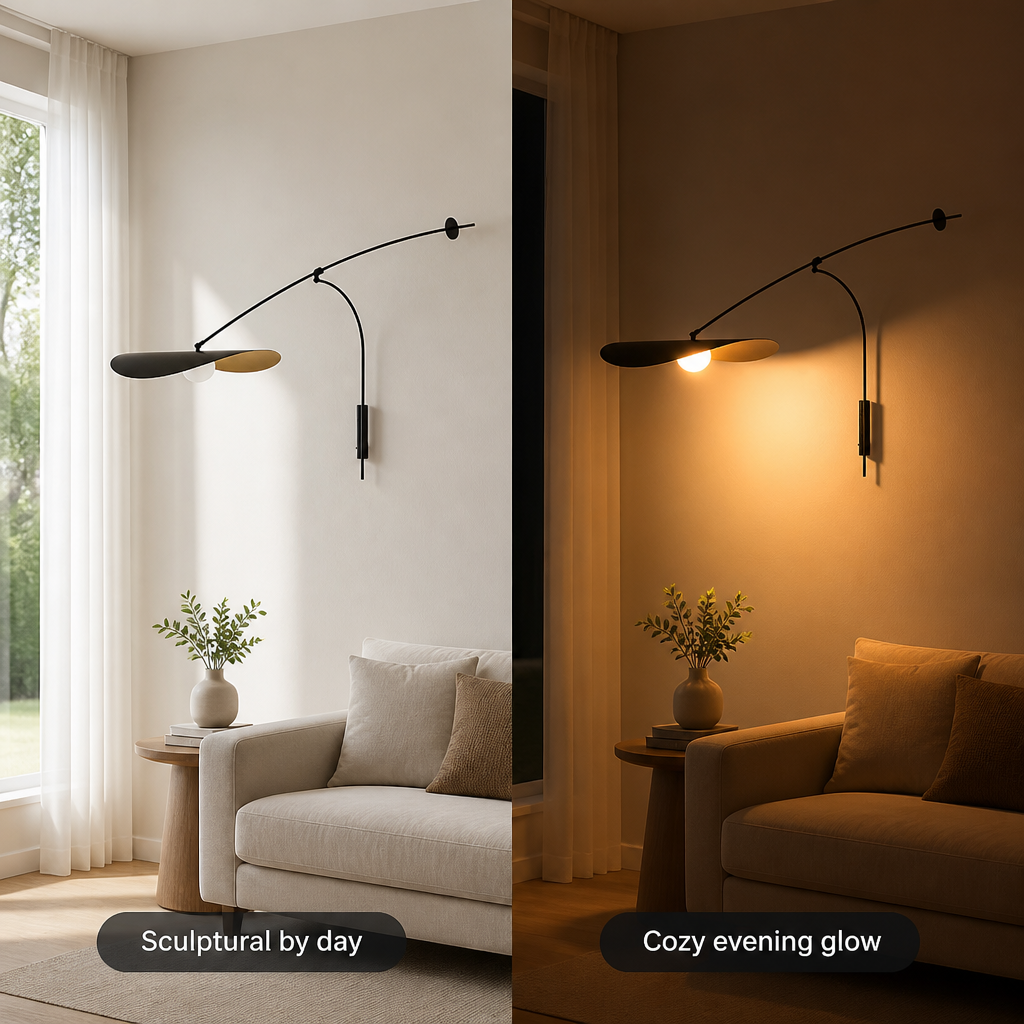 Scandinavian Metal LED Adjustable Arm Wall Sconce