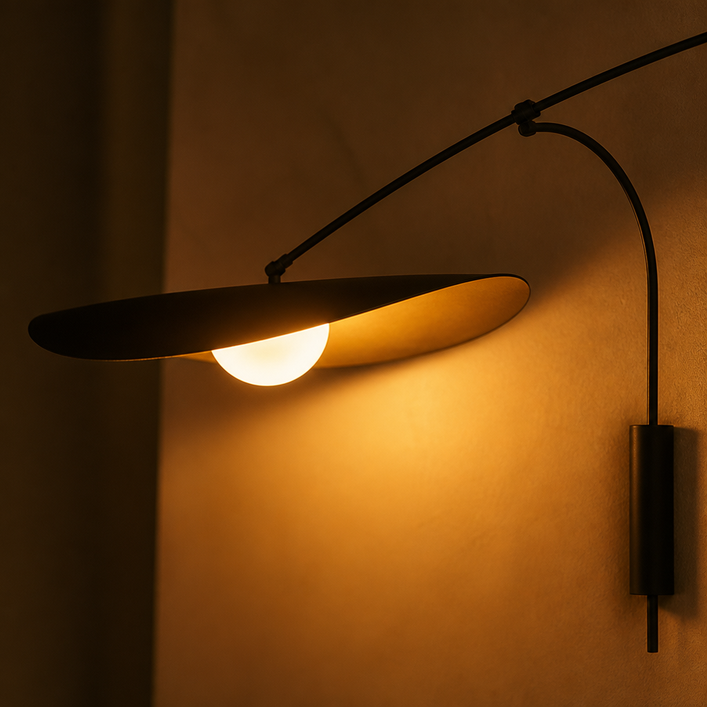 Scandinavian Metal LED Adjustable Arm Wall Sconce