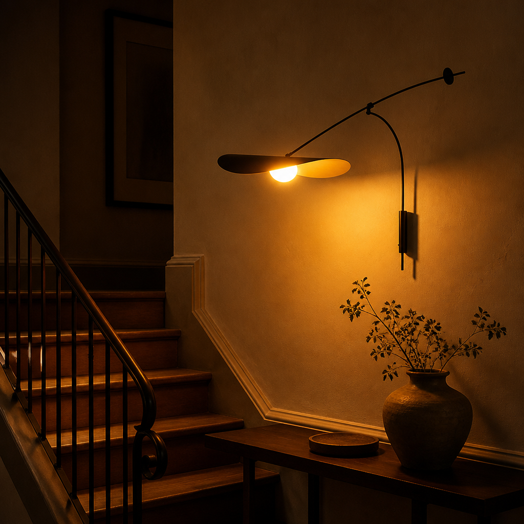 Scandinavian Metal LED Adjustable Arm Wall Sconce