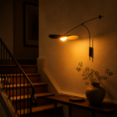 Scandinavian Metal LED Adjustable Arm Wall Sconce