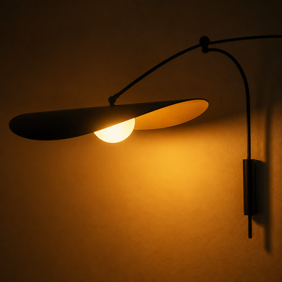 Scandinavian Metal LED Adjustable Arm Wall Sconce
