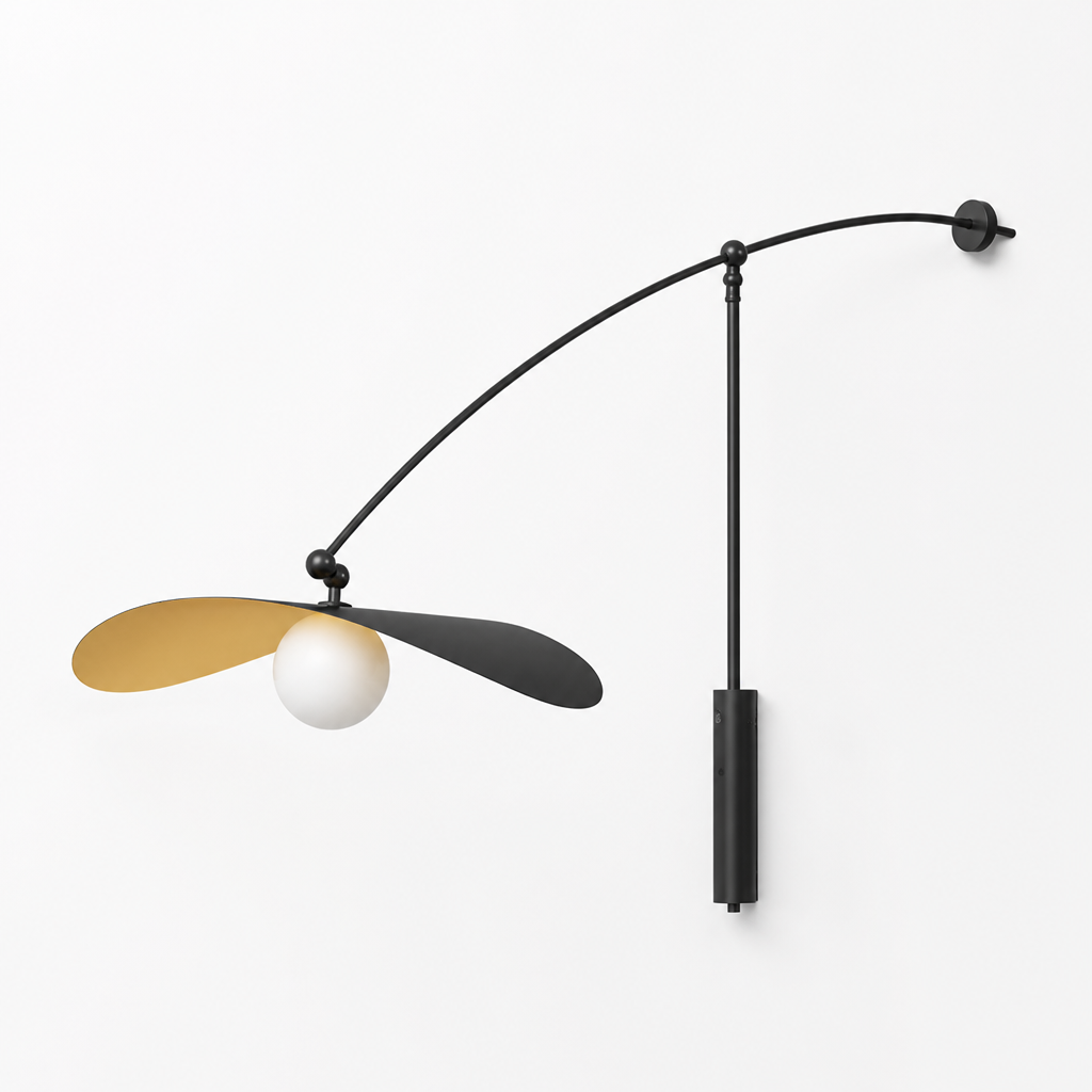 Scandinavian Metal LED Adjustable Arm Wall Sconce
