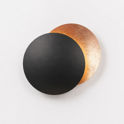 Scandinavian Metal LED Moon Eclipse Wall Sconce