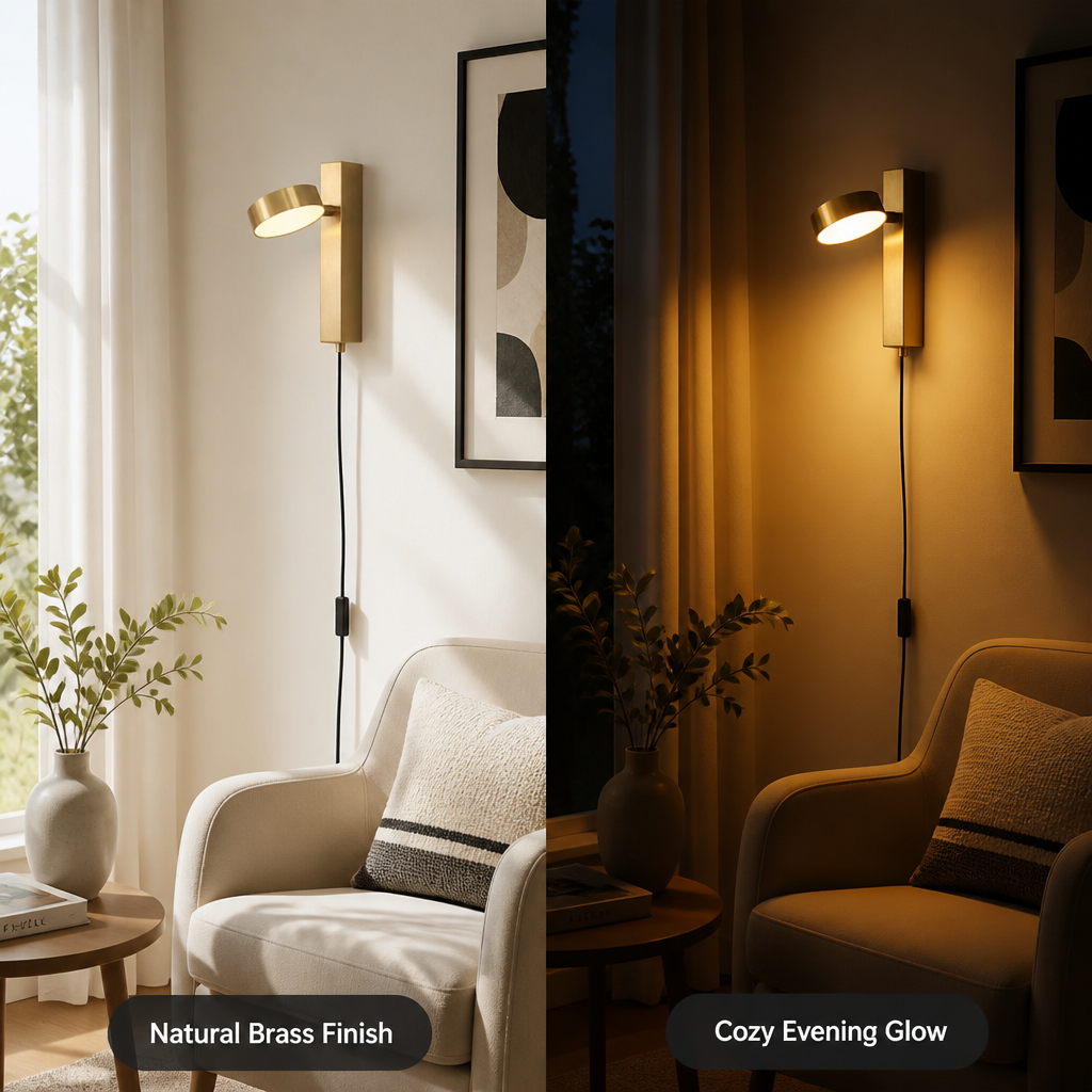Scandinavian Metal LED Wall Sconce