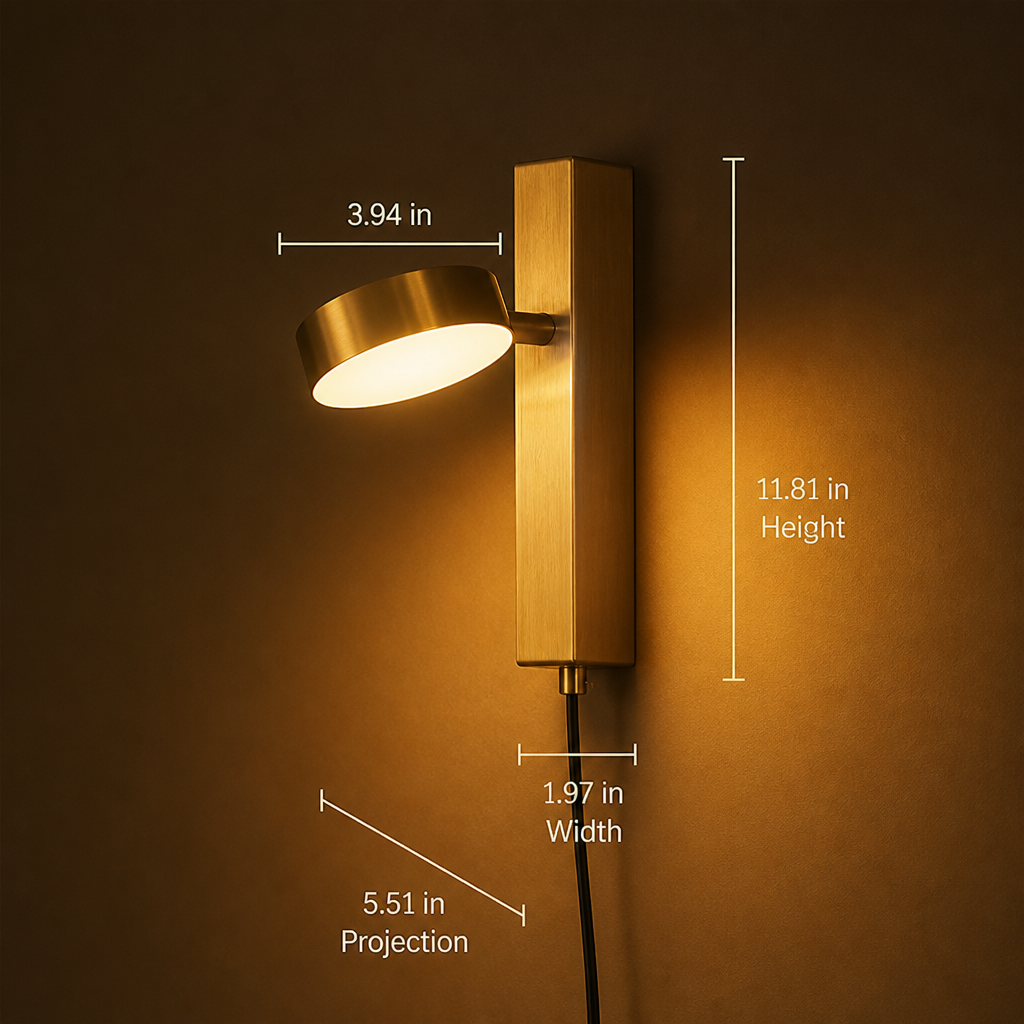 Scandinavian Metal LED Wall Sconce
