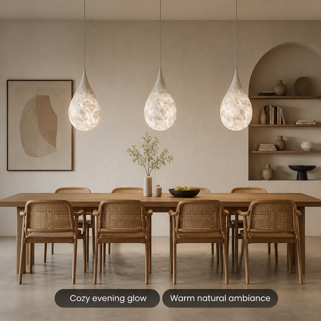 Scandinavian Resin LED Cloud Pendant Light