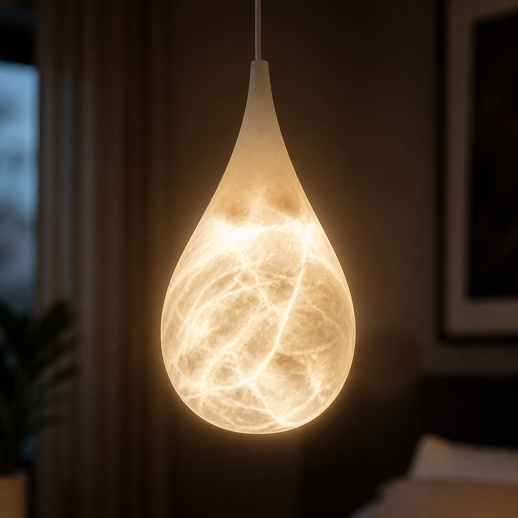 Scandinavian Resin LED Cloud Pendant Light
