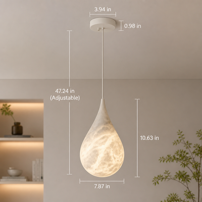 Scandinavian Resin LED Cloud Pendant Light