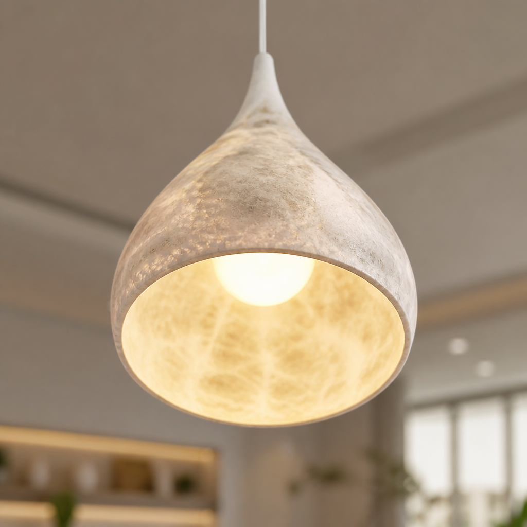Scandinavian Resin LED Cloud Pendant Light
