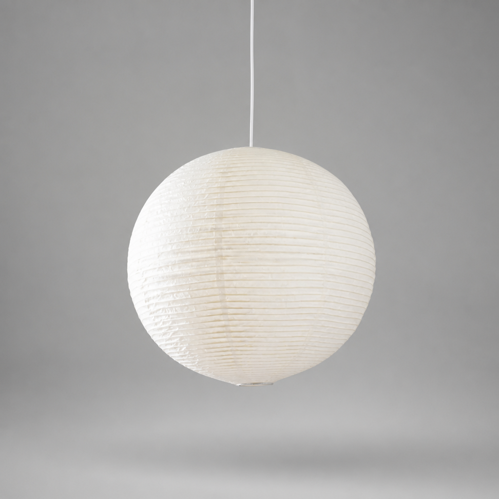 Scandinavian Rice Paper Round Lantern Pendant Light