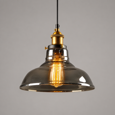 Scandinavian Smoke Grey Pendant Light