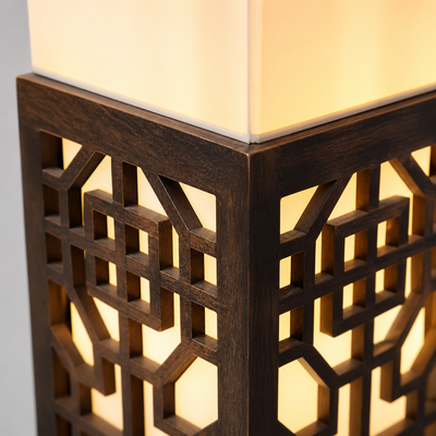 Scandinavian Solid Wood LED Desk Lamp