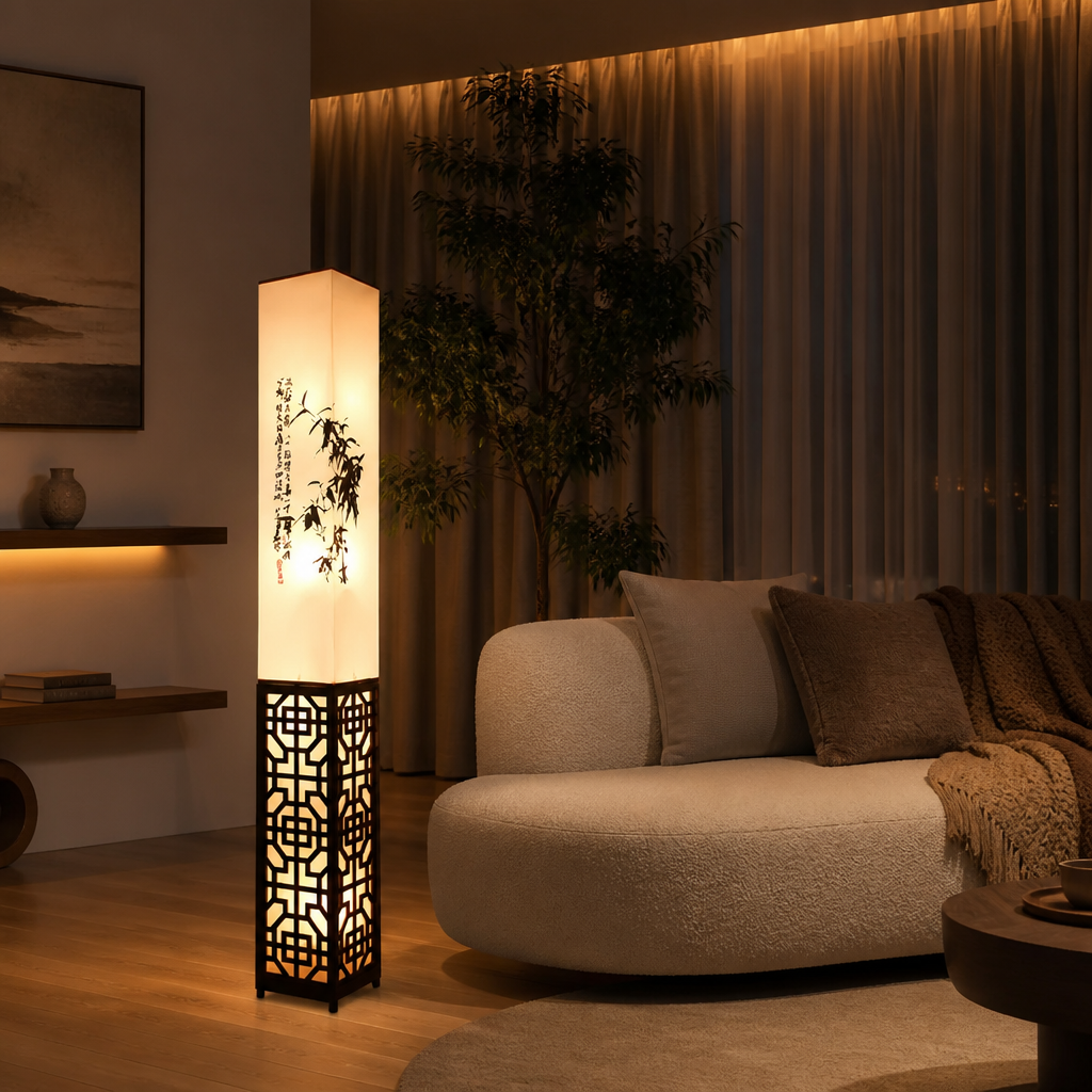 Scandinavian Solid Wood LED Desk Lamp