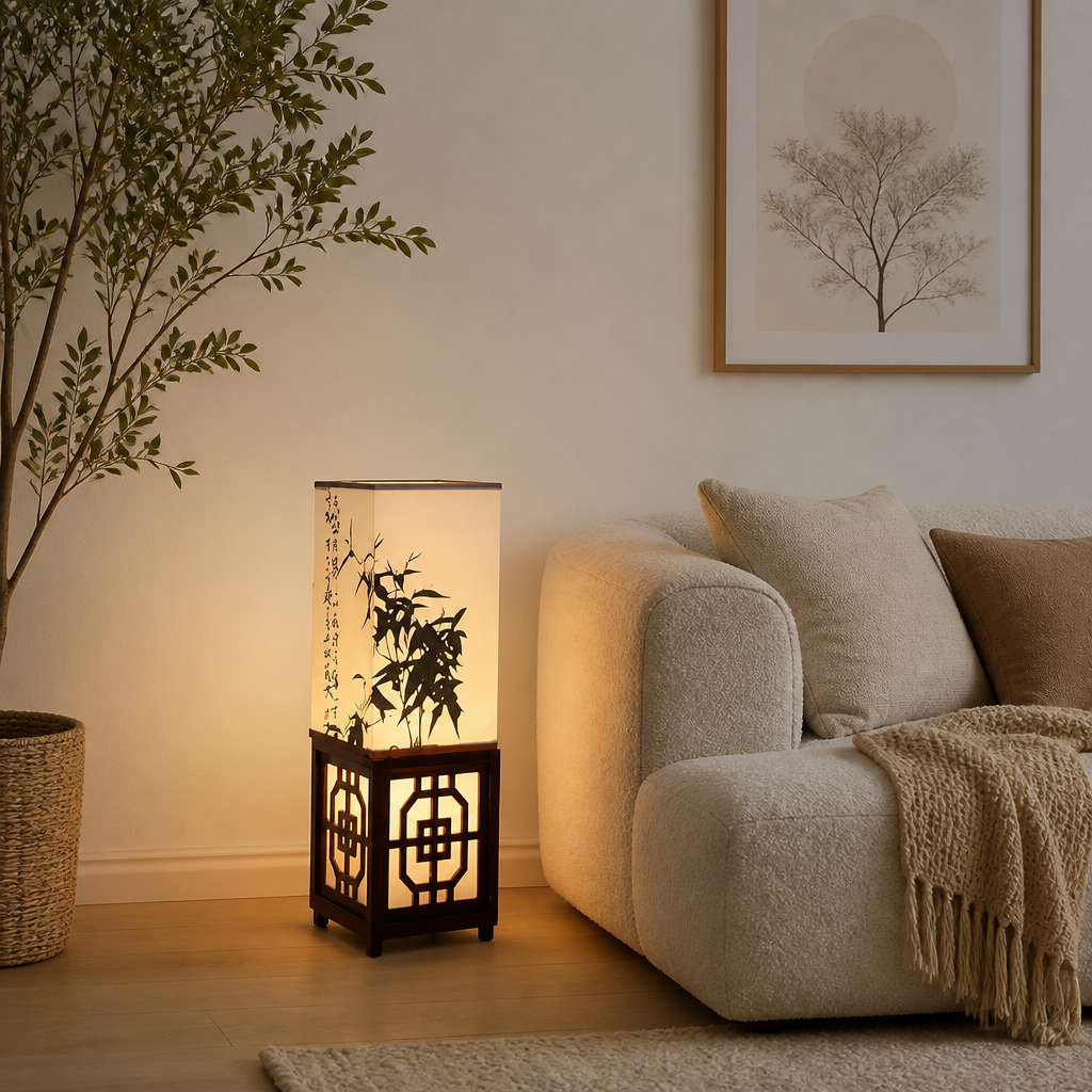 Scandinavian Solid Wood LED Desk Lamp