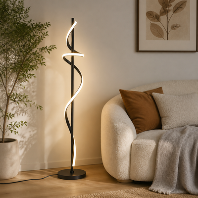 Scandinavian Spiral Floor Lamp