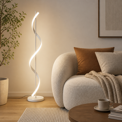 Scandinavian Spiral Floor Lamp