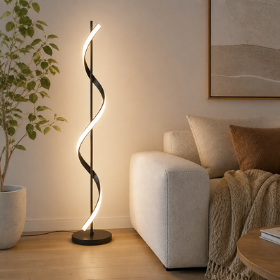 Scandinavian Spiral Floor Lamp
