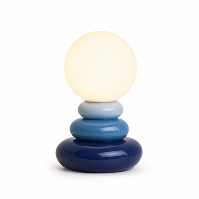 Scandinavian Stacked Stone LED Table Lamp