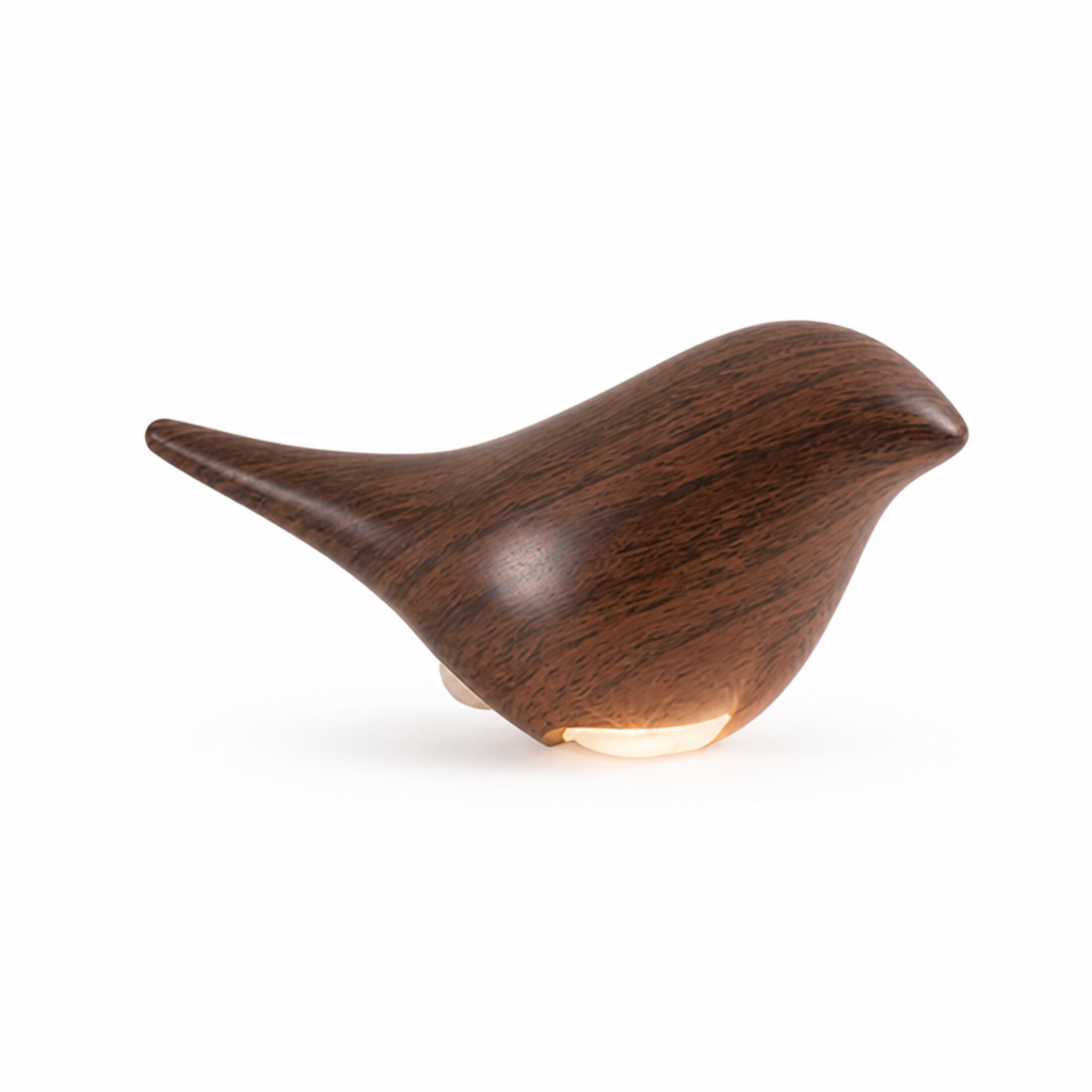 Scandinavian Walnut LED Motion Sensor Night Light
