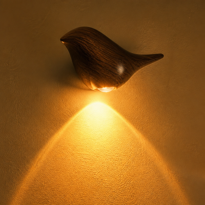 Scandinavian Walnut LED Motion Sensor Night Light