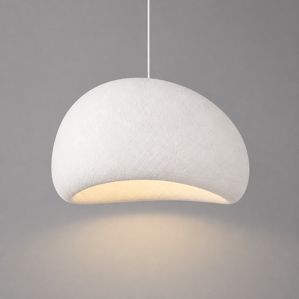 Scandinavian White Adjustable Pendant Light