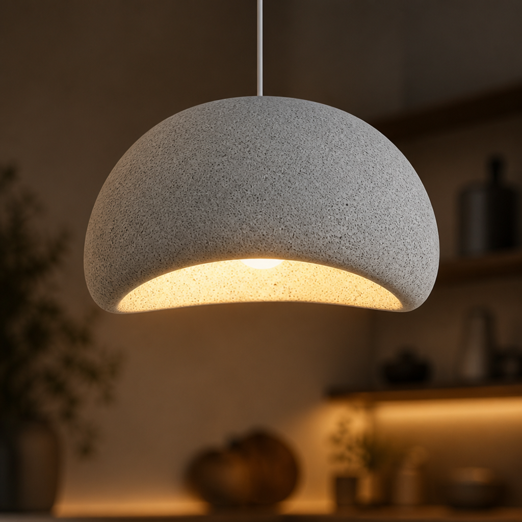Scandinavian White Adjustable Pendant Light