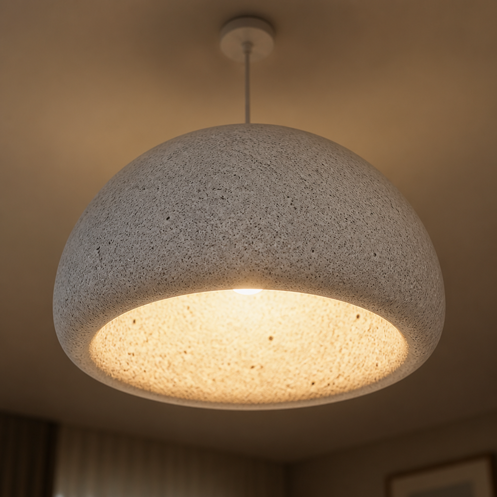 Scandinavian White Adjustable Pendant Light