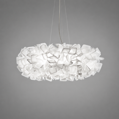 Scandinavian White LED Flower Petal Pendant Light
