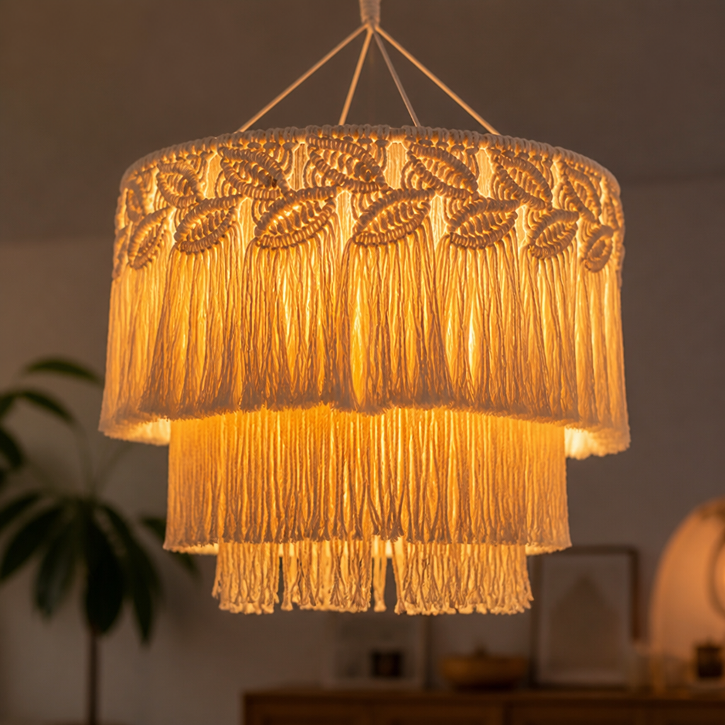 Scandinavian Woven Pendant Light