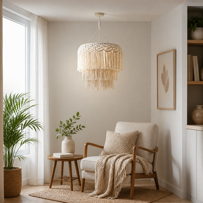 Scandinavian Woven Pendant Light