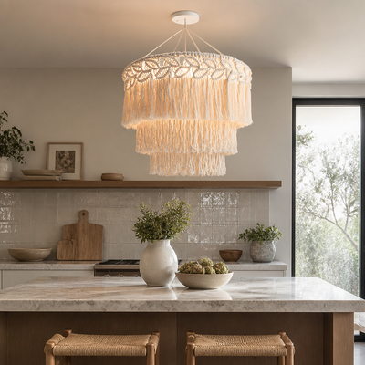 Scandinavian Woven Pendant Light