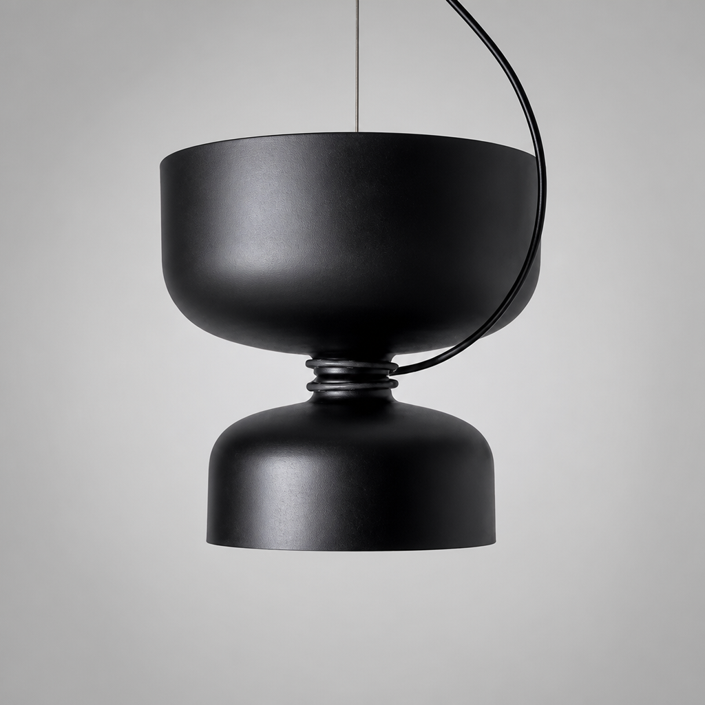 Scandinavian Wrought Iron Pendant Light