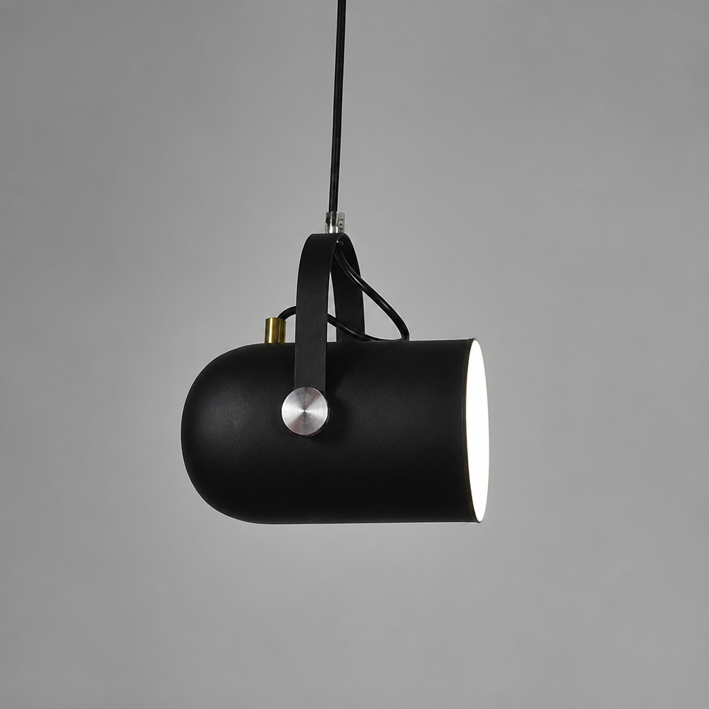 Scandinavian Wrought Iron Pendant Light
