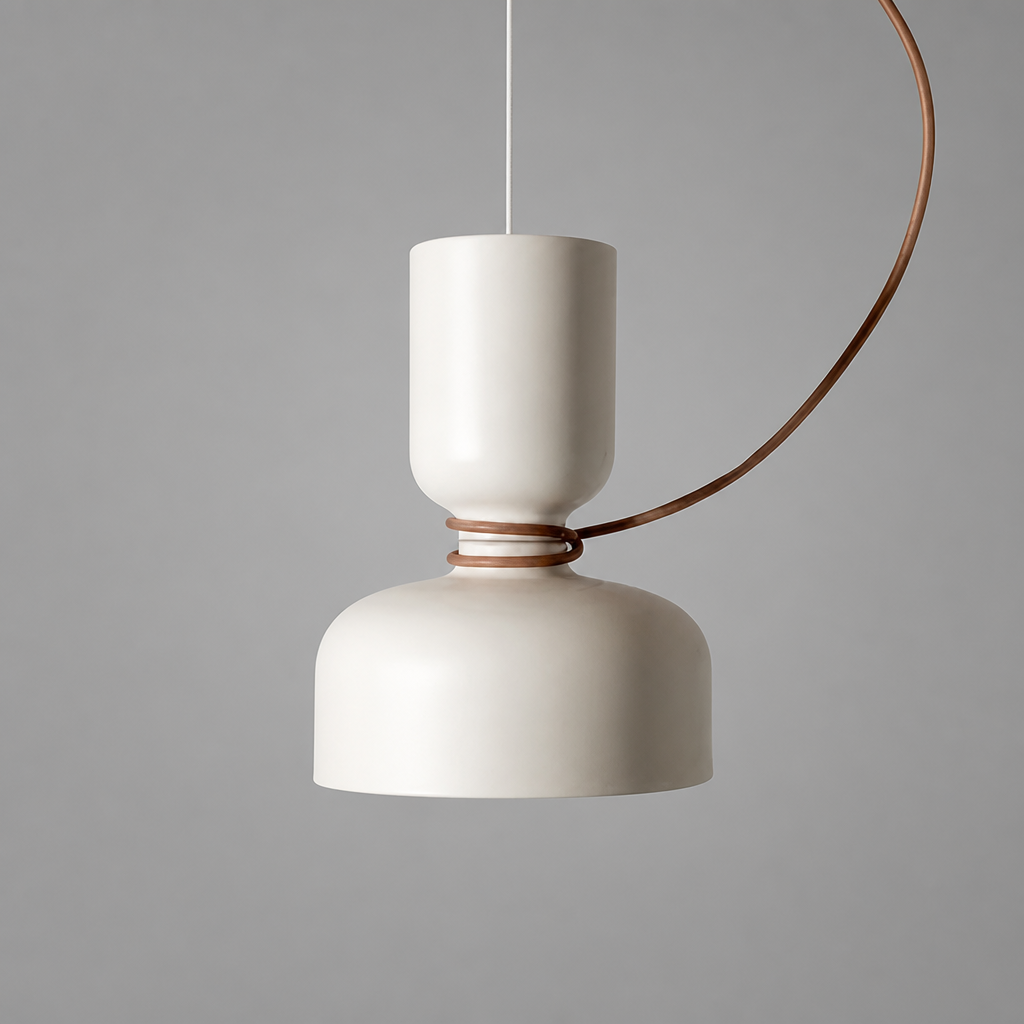 Scandinavian Wrought Iron Pendant Light